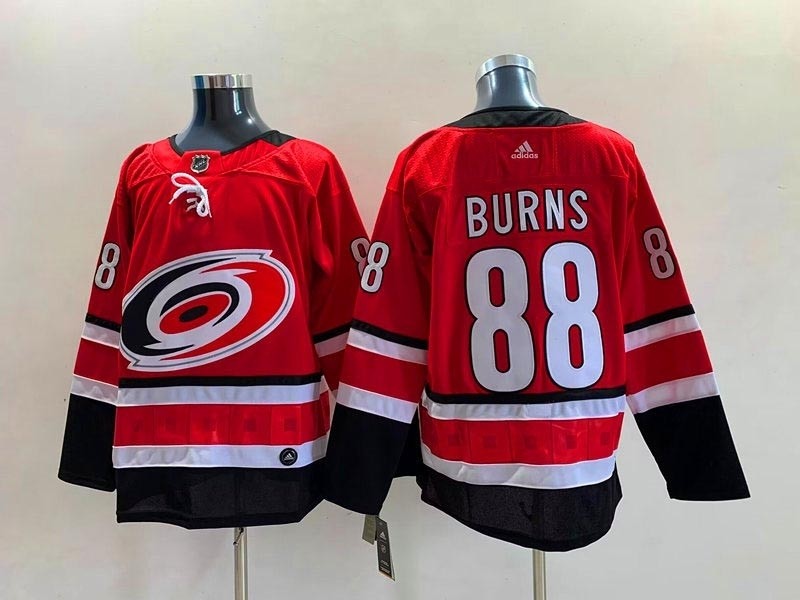 NHL Carolina Hurricanes #88 Brent Burns Red Adidas Jersey