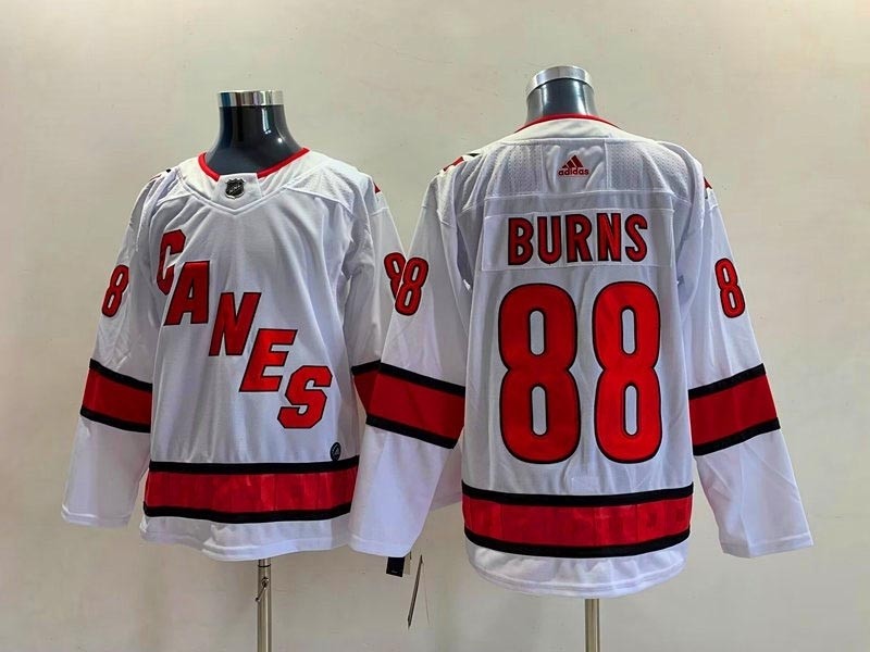 NHL Carolina Hurricanes #88 Brent Burns White Adidas Reissue Jersey