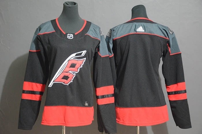 Women Carolina Hurricanes Black Adidas Jersey