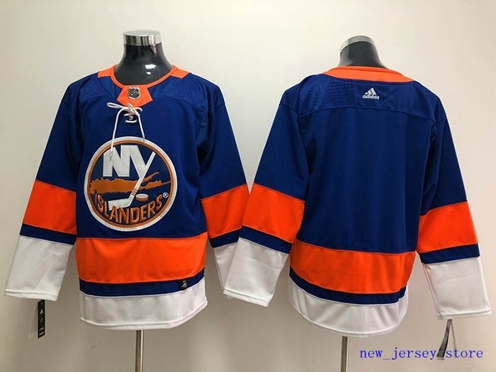 NHL New York Islanders Blank Blue Adidas Jersey