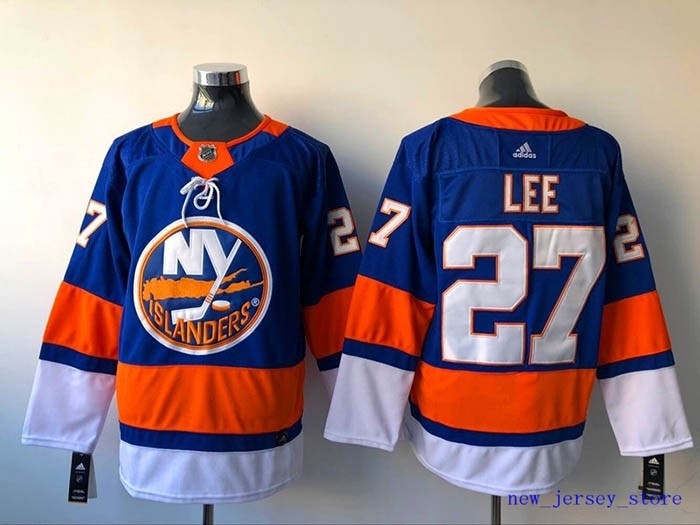 NHL New York Islanders #27 Anders Lee Blue Adidas Jersey