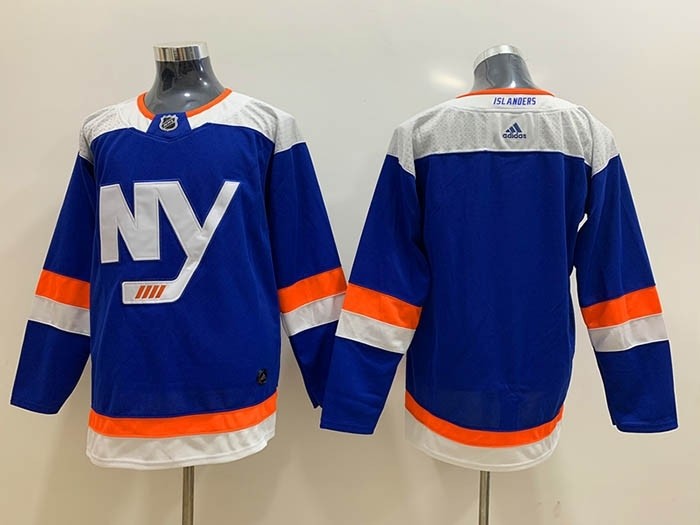 NHL New York Islanders Blank Blue Alternate Adidas Jersey