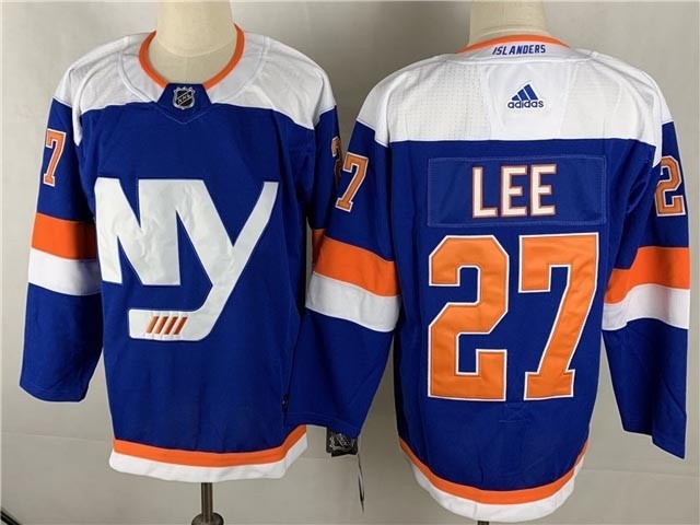 NHL New York Islanders #27 Anders Lee Alternate Blue New Jersey