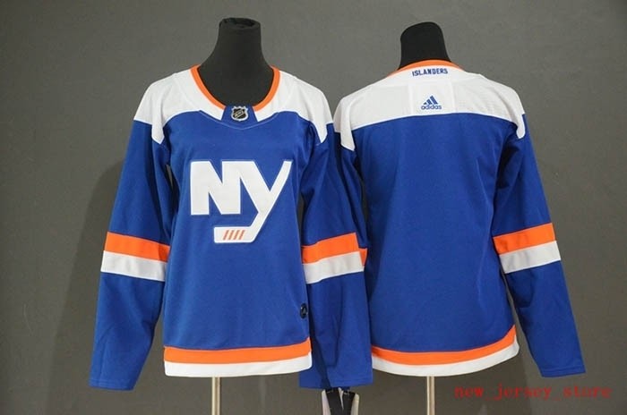 Women New York Islanders Blank Blue Alternate Adidas Jersey