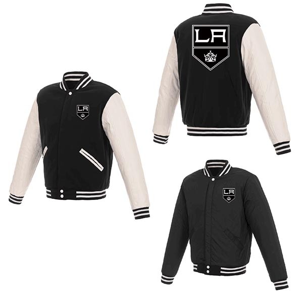 NHL Los Angeles Kings Black-White reversible Jacket