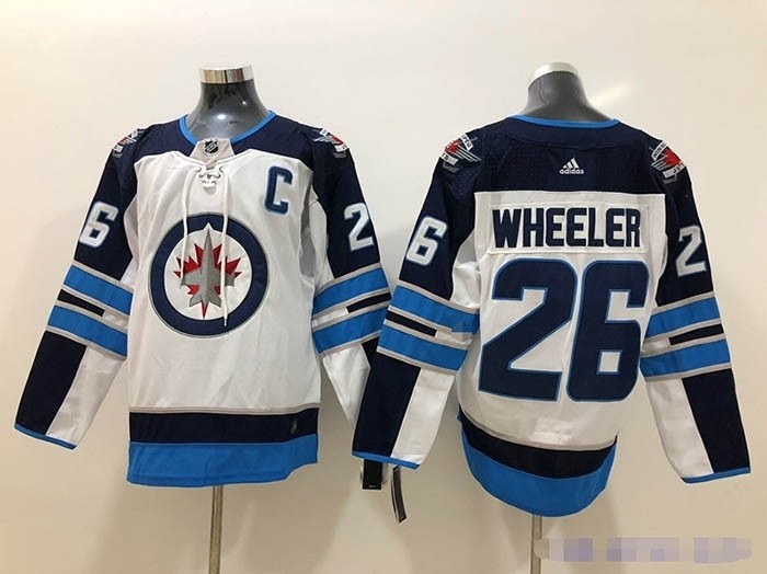 NHL Winnipeg Jets #26 Blake Wheeler White Adidas Jersey