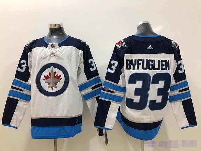 NHL Winnipeg Jets #33 Dustin Byfuglien White Adidas Jersey