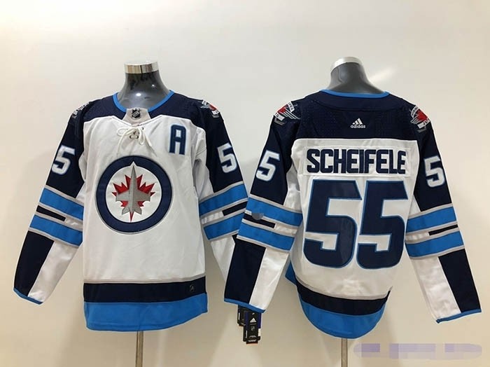 NHL Winnipeg Jets #55 Mark Scheifele White Adidas Jersey