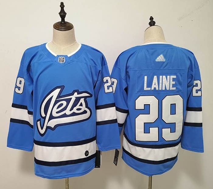 NHL Winnipeg Jets #29 Patrik Laine Sky Blue Alternate Adidas Jersey