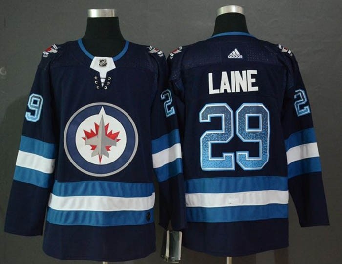 NHL Winnipeg Jets #29 Patrik Laine Navy Drift Fashion Adidas Jersey