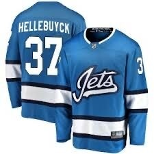 NHL Winnipeg Jets #37 Connor Hellebuyck Sky Blue Alternate Adidas Jersey