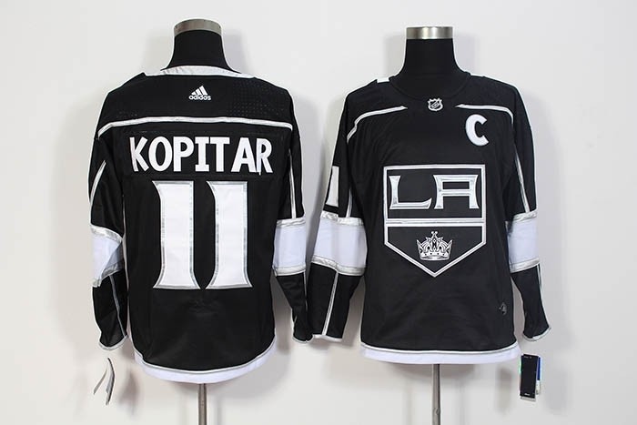 NHL Los Angeles Kings #11 Anze Kopitar Black Adidas Jersey