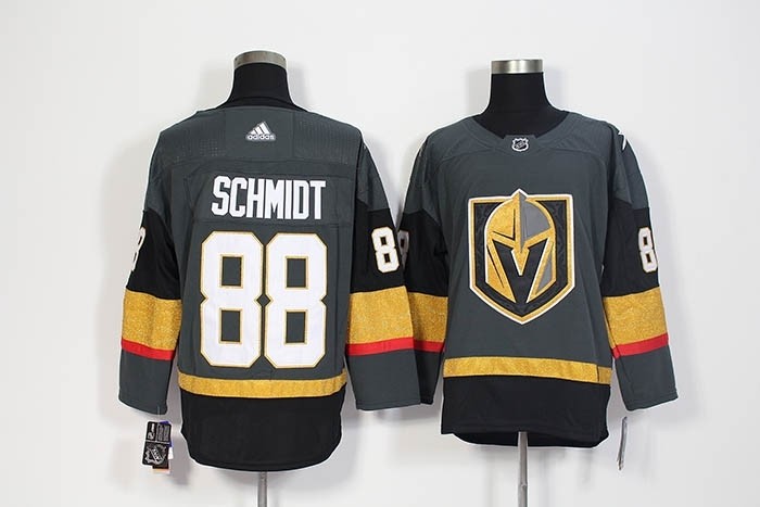 NHL Vegas Golden Knights #88 Nate Schmidt Grey Adidas Jersey