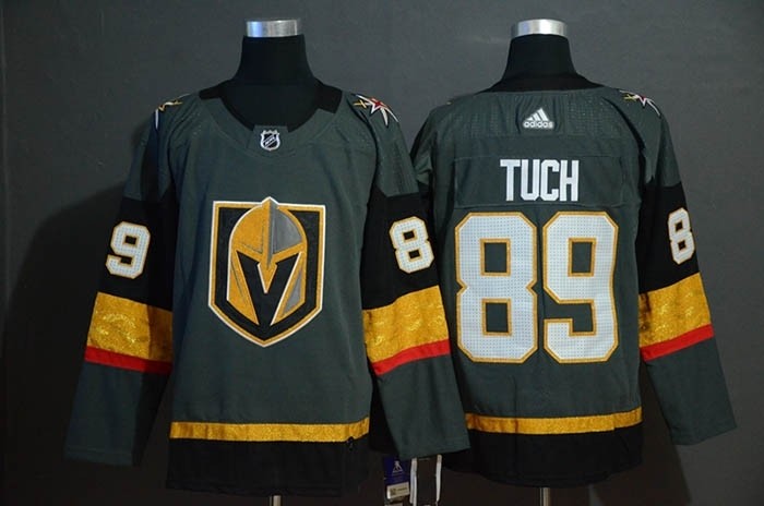 NHL Vegas Golden Knights #89 Alex Tuch Grey Adidas Jersey