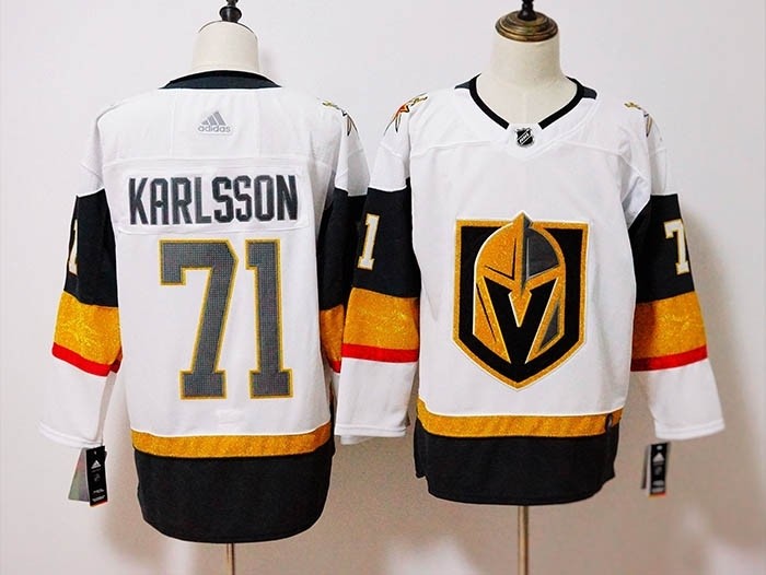 NHL Vegas Golden Knights #71 William Karlsson White Adidas Jersey