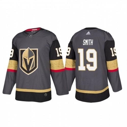 Men's Vegas Golden Knights #19 Reilly Smith Player Gray Jersey