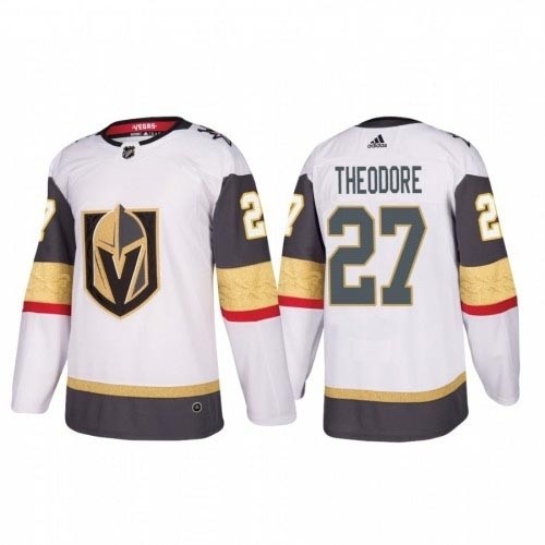 Men's Vegas Golden Knights #27 Shea Theodore White NHL Jersey