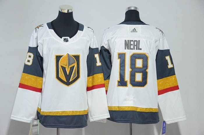 Youth Vegas Golden Knights #18 James Neal White Adidas Jersey