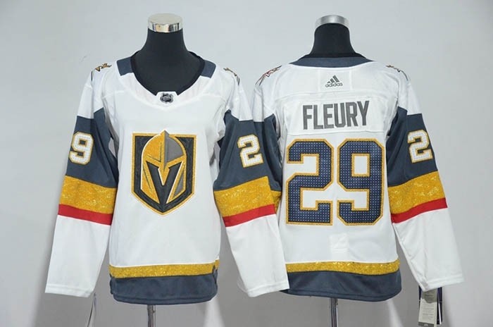 Youth Vegas Golden Knights #29 Marc-Andre Fleury White Adidas Jersey