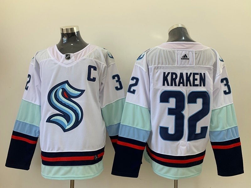 NHL Seattle Kraken #32 KRAKEN White Adidas Jersey