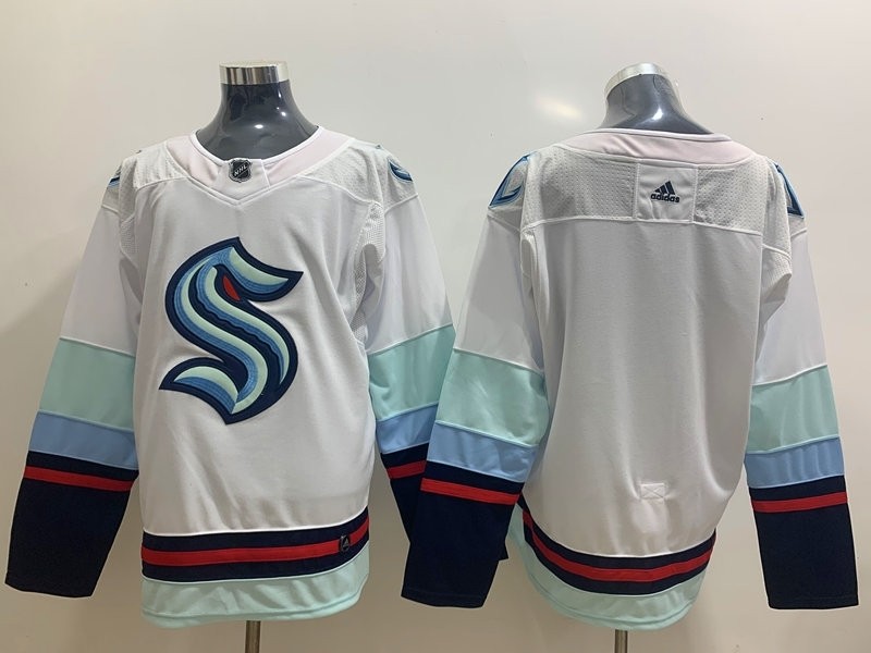 NHL Seattle Kraken Blank White Adidas Jersey