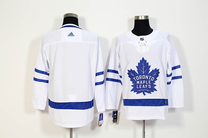 NHL Tonrto Maple Leafs Blank White Adidas Jersey