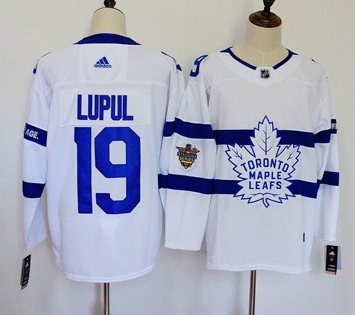 NHL Tonrto Maple Leafs #19 Joffrey Lupul White 2018 Stadium Series Adidas Jersey