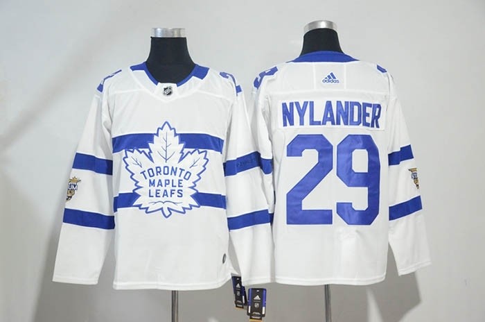 NHL Tonrto Maple Leafs #29 William Nylander White 2018 Stadium Series Adidas Jersey