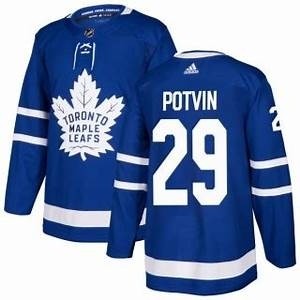 NHL Toronto Maple Leafs Felix Potvin #29 blue adidas jersey