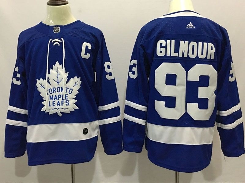 NHL Toronto Maple Leafs #93 Doug Gilmour blue adidas jersey