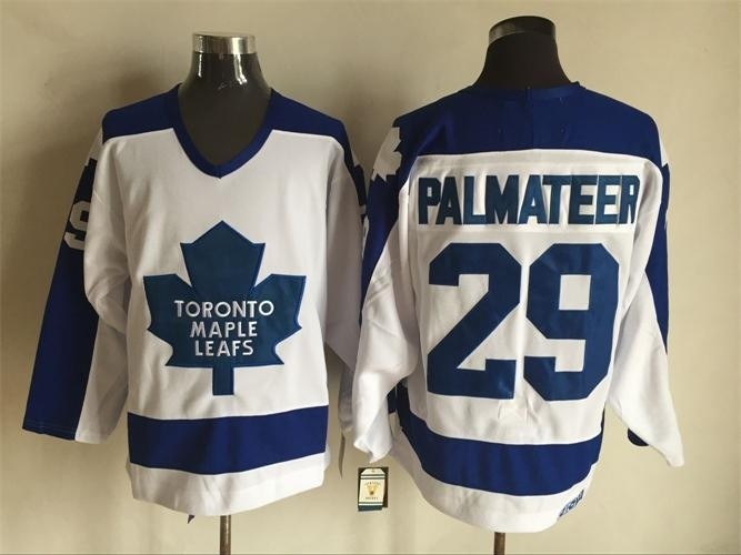 Men's Toronto Maple Leafs #29 Mike Palmateer 1982-83 White CCM Throwback Jersey