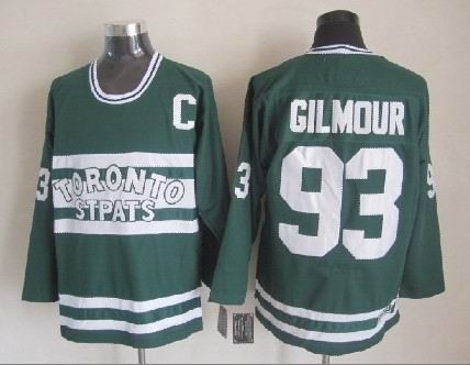 Men's Toronto Maple Leafs #93 Doug Gilmour Green Throwback CCM Jersey