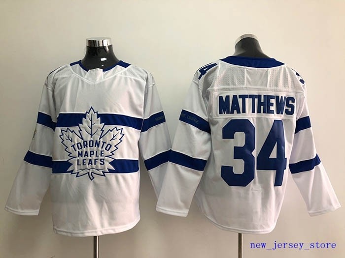 Youth Tonrto Maple Leafs #34 Auston Matthews White 2018 Stadium Series Adidas Jersey