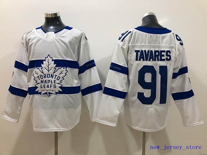 Youth Tonrto Maple Leafs #91 John Tavares White 2018 Stadium Series Adidas Jersey