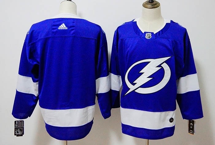 NHL Tampa Bay Lighting Blank Blue Adidas Jersey