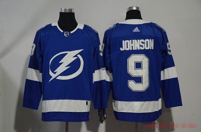 NHL Tampa Bay Lighting #9 Tyler Johnson Blue Adidas Jersey