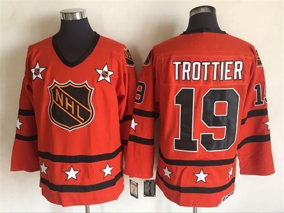 NHL All Star Game throwback Bryan Trottier #19 Orange jersey