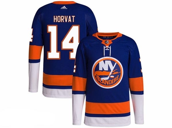 Men's New York Islanders #14 Bo Horvat Blue Jersey