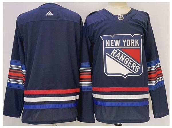 Men's New York Rangers Blank Navy Alternate Team Jersey