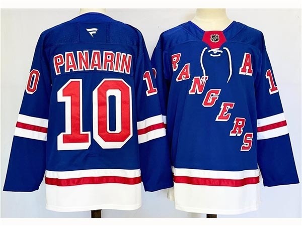 Men's New York Rangers #10 Artemi Panarin 2024-25 Royal Blue Jersey