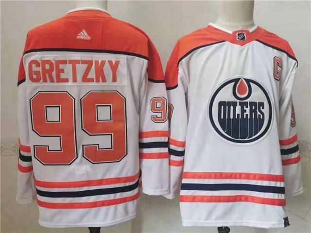 Edmonton Oilers #99 Wayne Gretzky White 2020-21 Reverse Retro Jersey