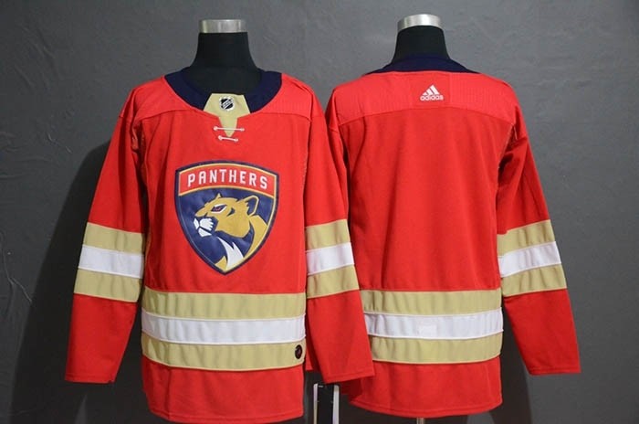 NHL Florida Panthers Blank Red Drift Fashion Adidas Jersey