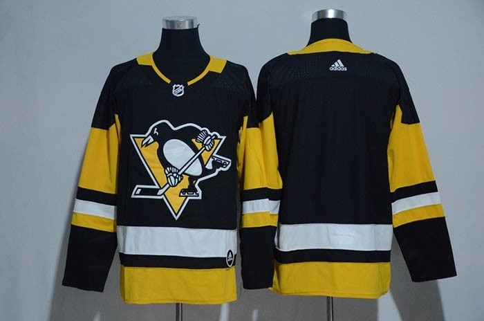 NHL Pittsburgh Penguins Blank Black Adidas Jersey