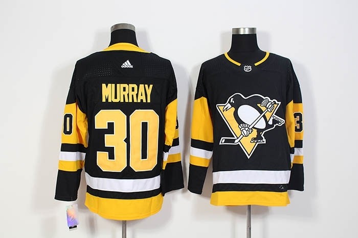 NHL Pittsburgh Penguins #30 Matt Murray Black Adidas Jersey