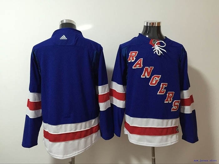 NHL New York Rangers Blank Blue Adidas Jersey