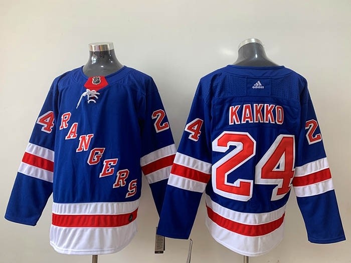 NHL New York Rangers #24 Kaapo Kakko Blue Adidas Jersey