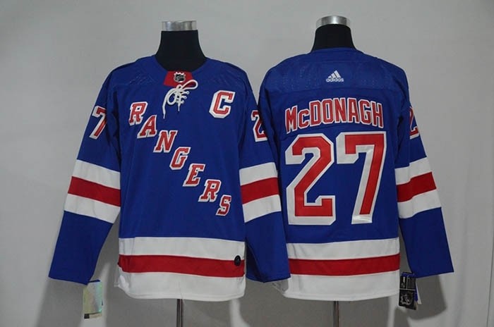 NHL New York Rangers #27 Rayn McDonagh White Adidas Jersey