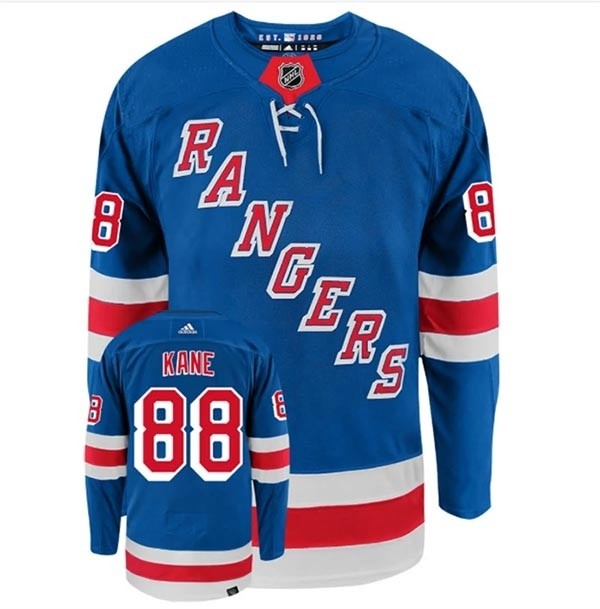 Men's New York Rangers #88 Patrick Kane Royal Adidas Stitched Jersey