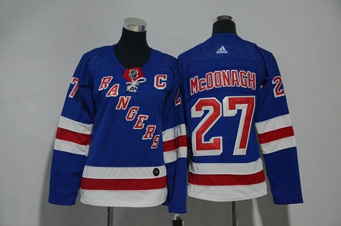 Women New York Rangers #27 Rayn McDonagh White Adidas Jersey