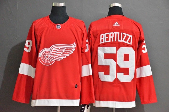 NHL Detroit Red Wings #59 Tyler Bertuzzi Red Adidas Jersey